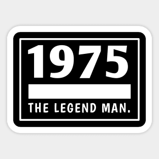 1975 birthday Sticker